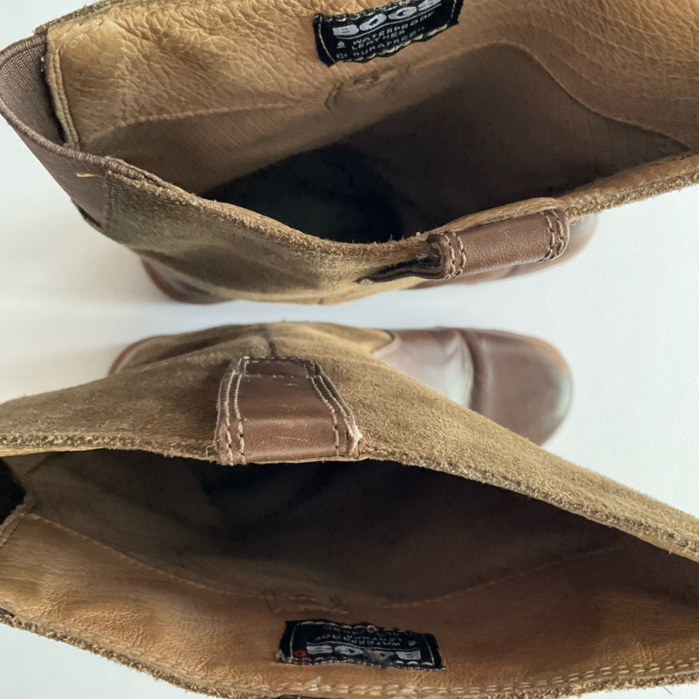 GUC Bogs Leather/Suede Brown Boots  - Size 8.5 - Picture 6 of 15